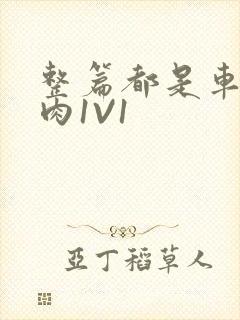 整篇都是车的多肉1V1