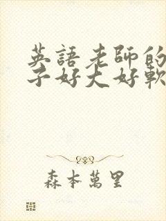 英语老师的小兔子好大好软水