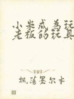 小米成为玩具店老板的玩具