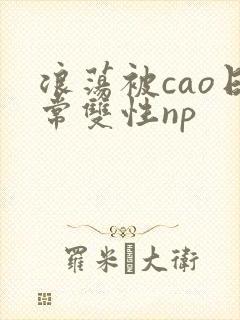 浪荡被cao日常双性np