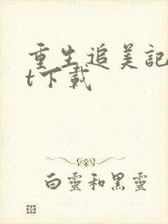 重生追美记txt下载