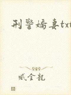 刑警娇妻txt