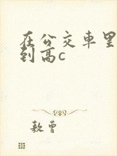 在公交车里c弄到高c