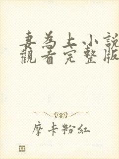 妻为上小说免费观看完整版笔趣阁