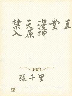 禁天漫堂直接进入原神