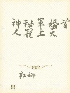 神秘军婚首长大人宠上天
