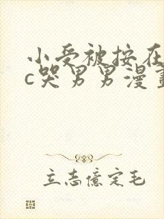 小受被按在墙上c哭男男漫画