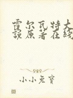 霍尔瓦特大街小说原著在线阅读