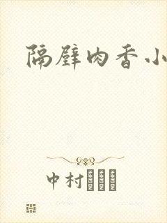 隔壁肉香小说