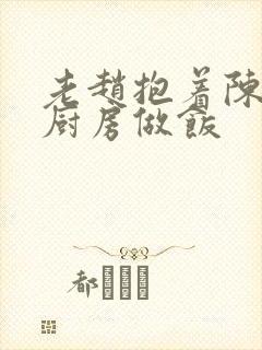 老赵抱着陈婷在厨房做饭