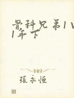 骨科兄弟1 V1年下