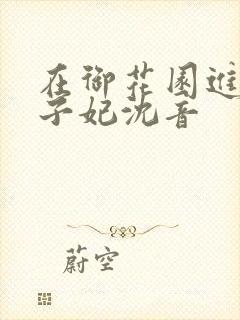 在御花园进入太子妃沈音