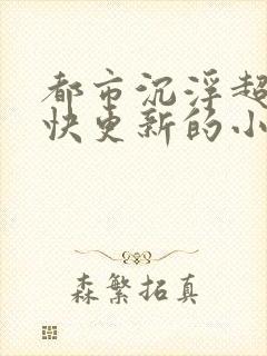 都市沉浮超前超快更新的小说