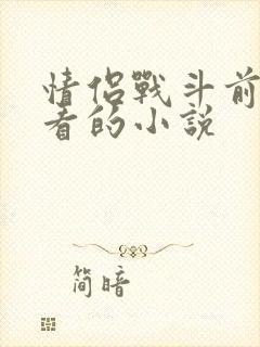 情侣战斗前适合看的小说