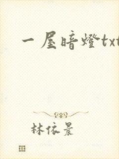 一屋暗灯txt