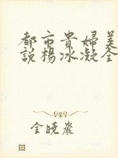 都市贵妇美腿小说杨冰凝全文阅读