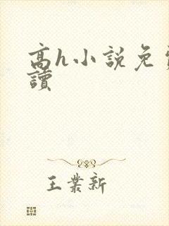 高h小说免费阅读