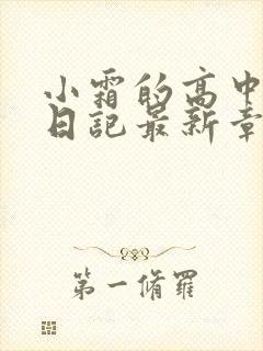 小霜的高中成长日记最新章节