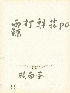 雨打梨花po问鲸