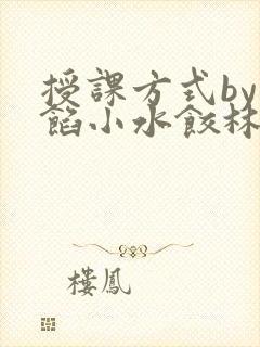 授课方式by肉馅小水饺林清