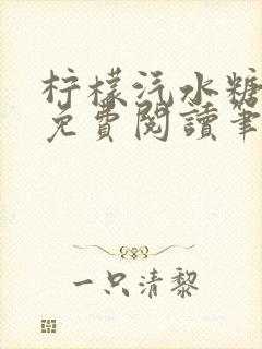 柠檬汽水糖全文免费阅读笔趣阁