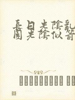 长日光阴乱作一团光阴似箭必读