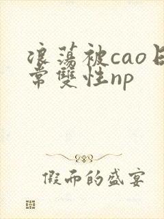 浪荡被cao日常双性np