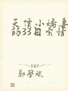 天价小娇妻总裁的33日索情