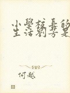 小学校长的幸福生活刘芳是谁