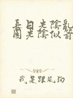 长日光阴乱作一团光阴似箭无弹窗