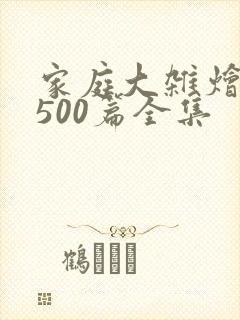 家庭大杂烩小说500篇全集