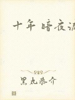 十年 暗夜流光
