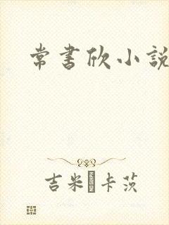 常书欣小说