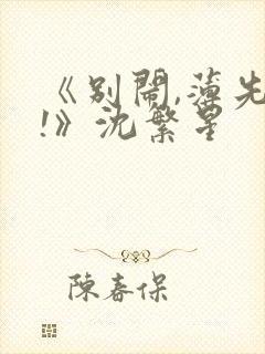 《别闹,薄先生!》沈繁星