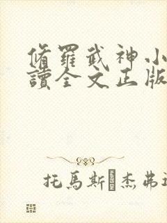 修罗武神小说阅读全文正版