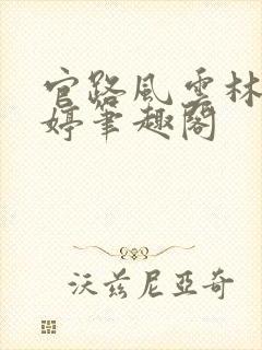 官路风云林海姜婷笔趣阁