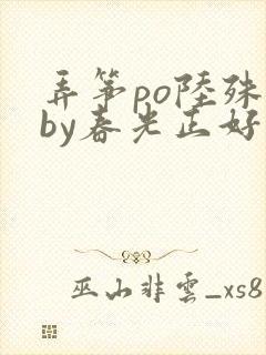 弄筝po陆殊词by春光正好