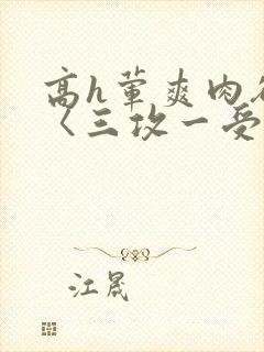 高h荤爽肉欲文〈三攻一受