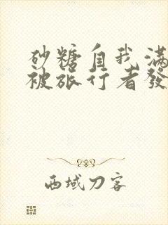 砂糖自我满足时被旅行者发现小说