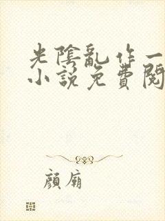 光阴乱作一团的小说免费阅读