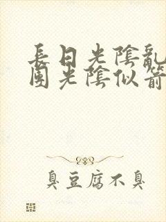 长日光阴乱作一团光阴似箭时渺渺笔