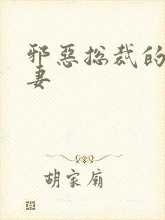 邪恶总裁的娇宠妻