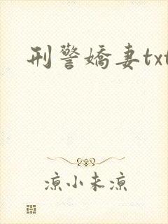 刑警娇妻txt