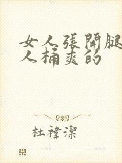 女人张开腿让男人桶爽的