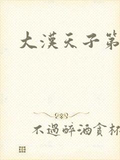 大汉天子第一部