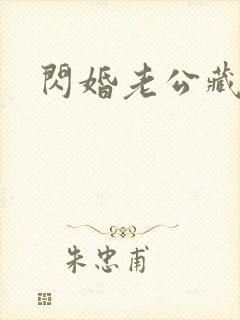 闪婚老公藏不住