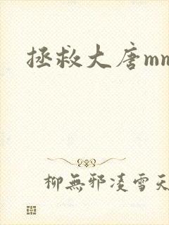 拯救大唐mm封面