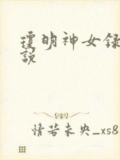 琼明神女录 小说