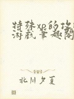 特殊xp的攻略游戏笔趣阁