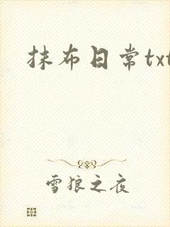 抹布日常txt